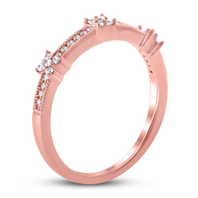 Main Image 2 of Now + Forever Diamond Anniversary Ring 1/6 ct tw in 10K Rose Gold