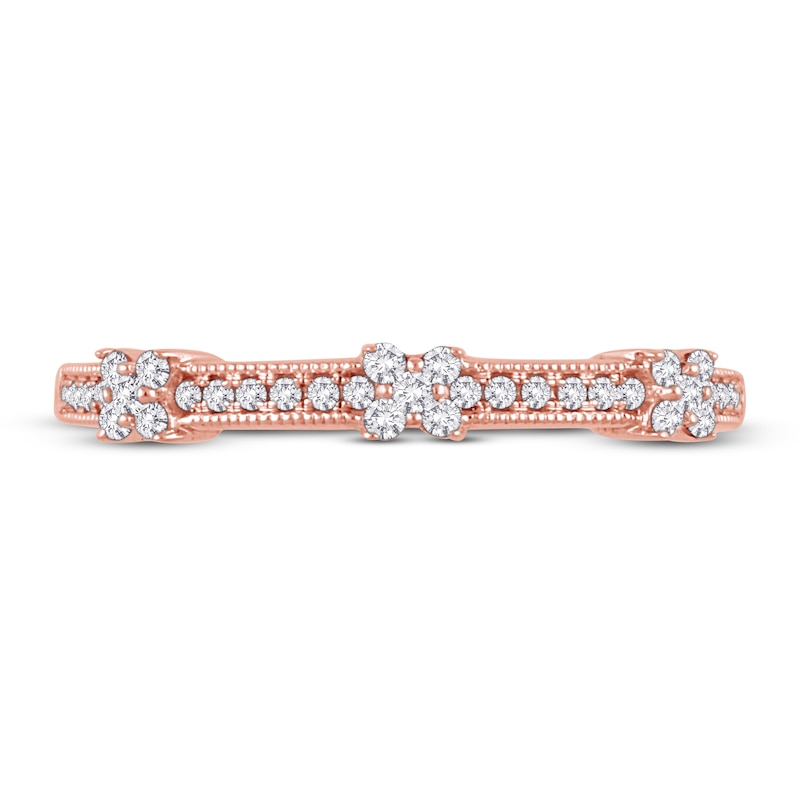 Main Image 3 of Now + Forever Diamond Anniversary Ring 1/6 ct tw in 10K Rose Gold