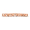 Thumbnail Image 2 of Diamond Anniversary Ring 1/15 ct tw in 10K Rose Gold