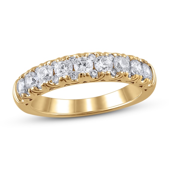 Diamond Anniversary Ring 1 ct tw in 14K Yellow Gold | Kay