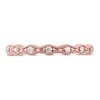 Thumbnail Image 2 of Diamond Anniversary Ring 1/10 ct tw in 10K Rose Gold