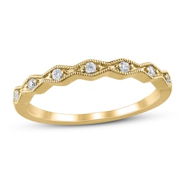 Now + Forever Diamond Anniversary Ring 1/10 ct tw in 10K Yellow Gold
