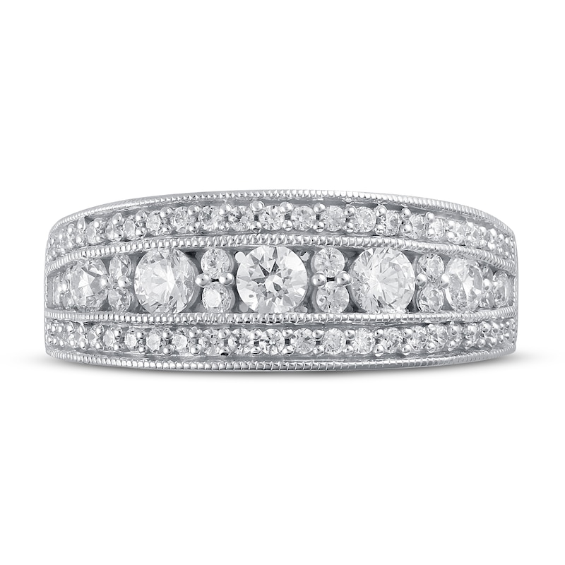 Main Image 3 of Now + Forever Diamond Anniversary Ring 1 ct tw in 14K White Gold