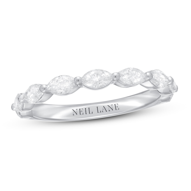 Main Image 1 of Neil Lane Premiere Diamond Anniversary Ring 1 ct tw Marquise-cut 14K White Gold