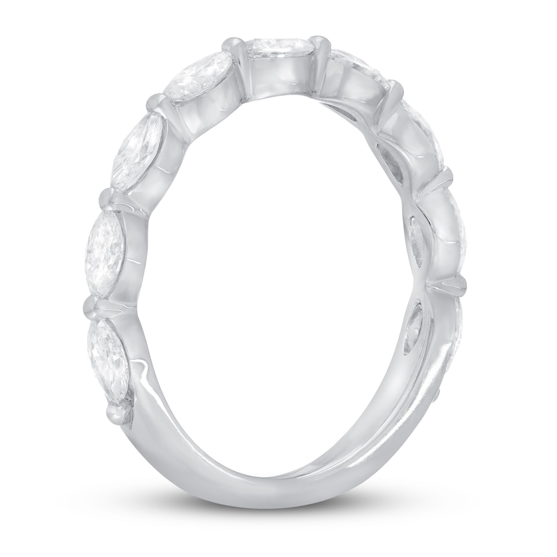 Main Image 2 of Neil Lane Premiere Diamond Anniversary Ring 1 ct tw Marquise-cut 14K White Gold