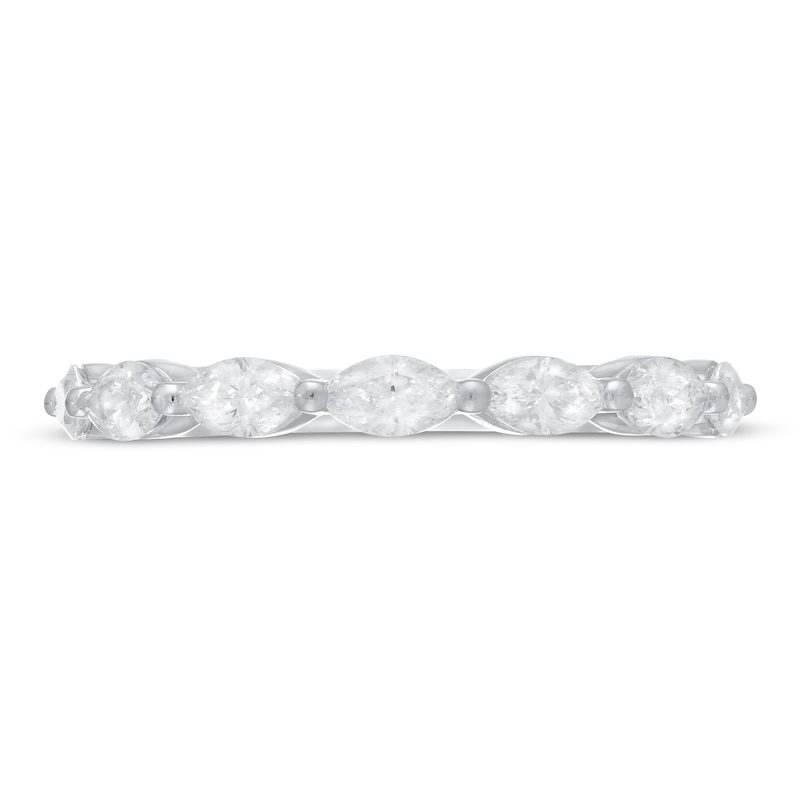 Main Image 3 of Neil Lane Premiere Diamond Anniversary Ring 1 ct tw Marquise-cut 14K White Gold