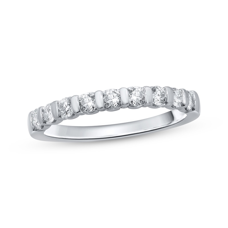 Diamond Anniversary Ring 1/2 ct tw 14K White Gold | Kay