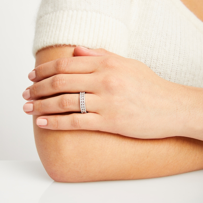 Main Image 4 of Now + Forever Diamond Anniversary Ring 1/3 ct tw 10K White Gold