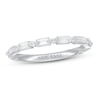 Thumbnail Image 1 of Neil Lane Premiere Diamond Anniversary Ring 1/2 ct tw Baguette/Round 14K White Gold