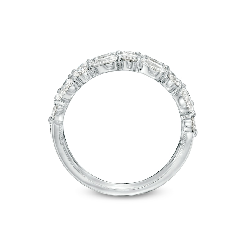 Main Image 2 of Neil Lane Premiere Diamond Anniversary Ring 2 ct tw Round/Pear/Baguette 14K White Gold
