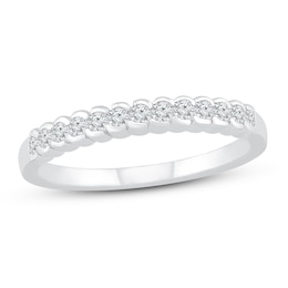 Now + Forever Diamond Anniversary Ring 1/4 ct tw Round-cut 10K White Gold