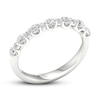 Thumbnail Image 3 of Diamond Anniversary Ring 1/2 ct tw Round-cut 14K White Gold