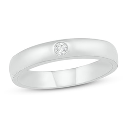 Now + Forever Diamond Anniversary Ring 1/20 ct tw Round-cut 10K White Gold
