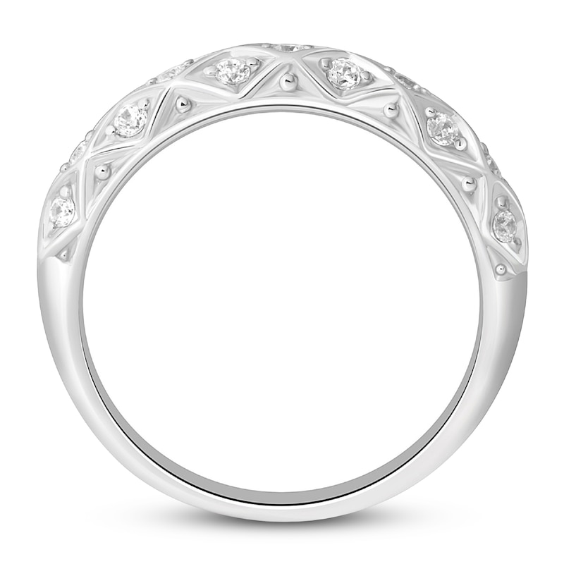 Main Image 2 of Now + Forever Diamond Anniversary Ring 1/4 ct tw Round-cut 10K White Gold