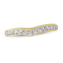 Now + Forever Diamond Contour Ring 1/3 ct tw Round-cut 14K Yellow Gold