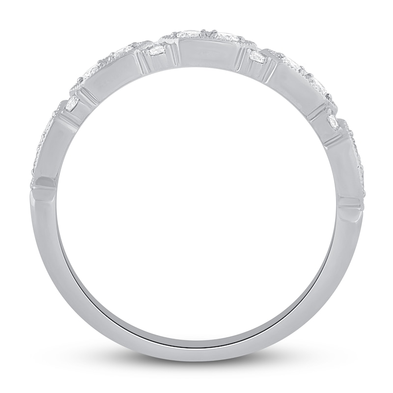 Main Image 4 of Now + Forever Diamond Anniversary Ring 1/3 ct tw Round-cut 10K White Gold