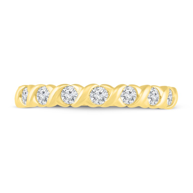 Main Image 2 of Now + Forever Diamond Anniversary Ring 1/3 ct tw Round-cut 10K Yellow Gold