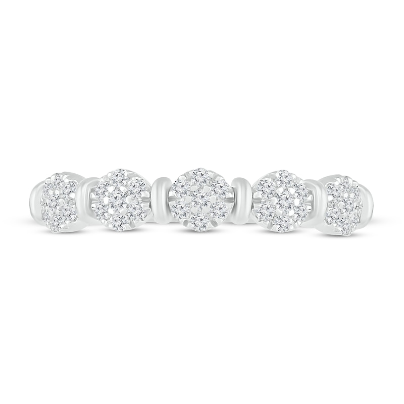 Main Image 2 of Now + Forever Diamond Anniversary Ring 1/4 ct tw Round-cut 10K White Gold