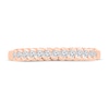 Thumbnail Image 1 of Diamond Anniversary Ring 1/4 ct tw Round-cut 10K Rose Gold