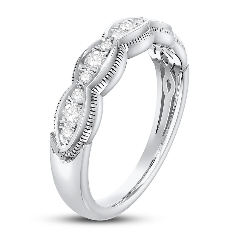 Main Image 2 of Now + Forever Diamond Anniversary Ring 1/4 ct tw Round-cut 10K White Gold