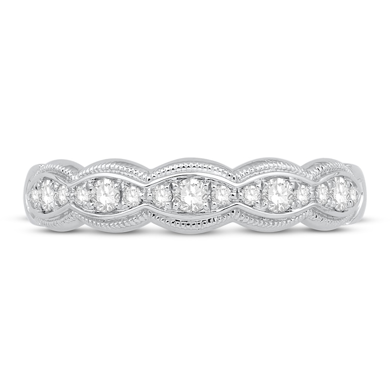 Main Image 3 of Now + Forever Diamond Anniversary Ring 1/4 ct tw Round-cut 10K White Gold