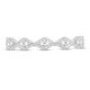 Thumbnail Image 3 of Now + Forever Diamond Anniversary Ring 1/10 ct tw Round-cut 10K White Gold