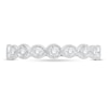 Thumbnail Image 3 of Now + Forever Diamond Anniversary Ring 1/10 ct tw Round-cut 10K White Gold