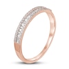 Thumbnail Image 2 of Now + Forever Diamond Anniversary Ring 1/4 ct tw Round/Baguette 10K Rose Gold