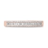 Thumbnail Image 3 of Now + Forever Diamond Anniversary Ring 1/4 ct tw Round/Baguette 10K Rose Gold