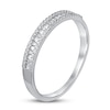 Thumbnail Image 2 of Now + Forever Diamond Anniversary Ring 1/4 ct tw Round/Baguette 10K White Gold