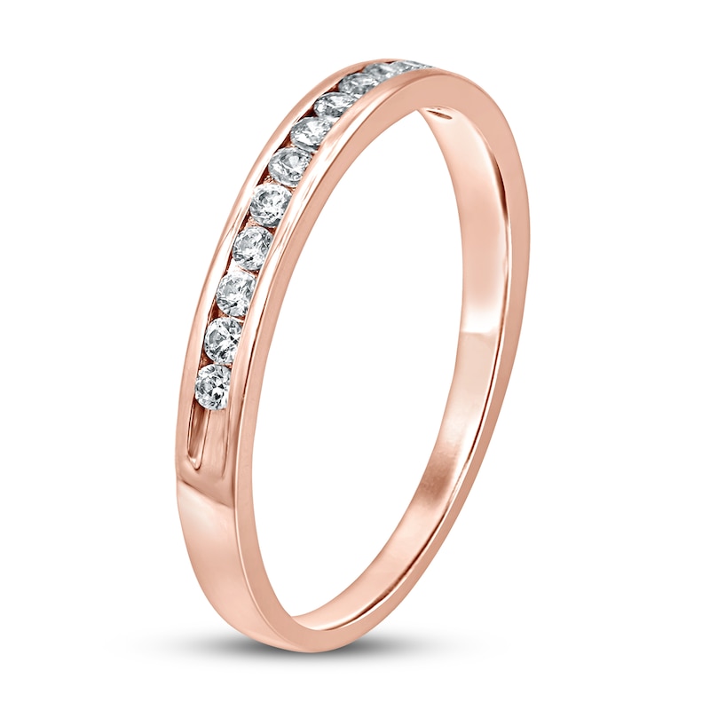 Main Image 2 of Now + Forever Diamond Anniversary Ring 1/6 ct tw Round-cut 10K Rose Gold