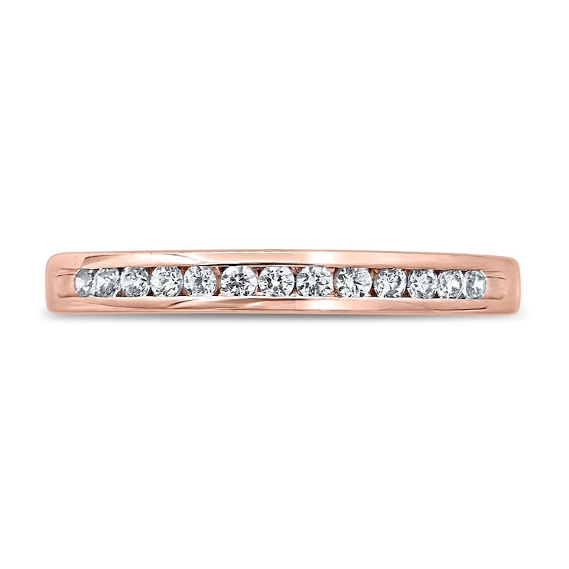 Main Image 3 of Now + Forever Diamond Anniversary Ring 1/6 ct tw Round-cut 10K Rose Gold