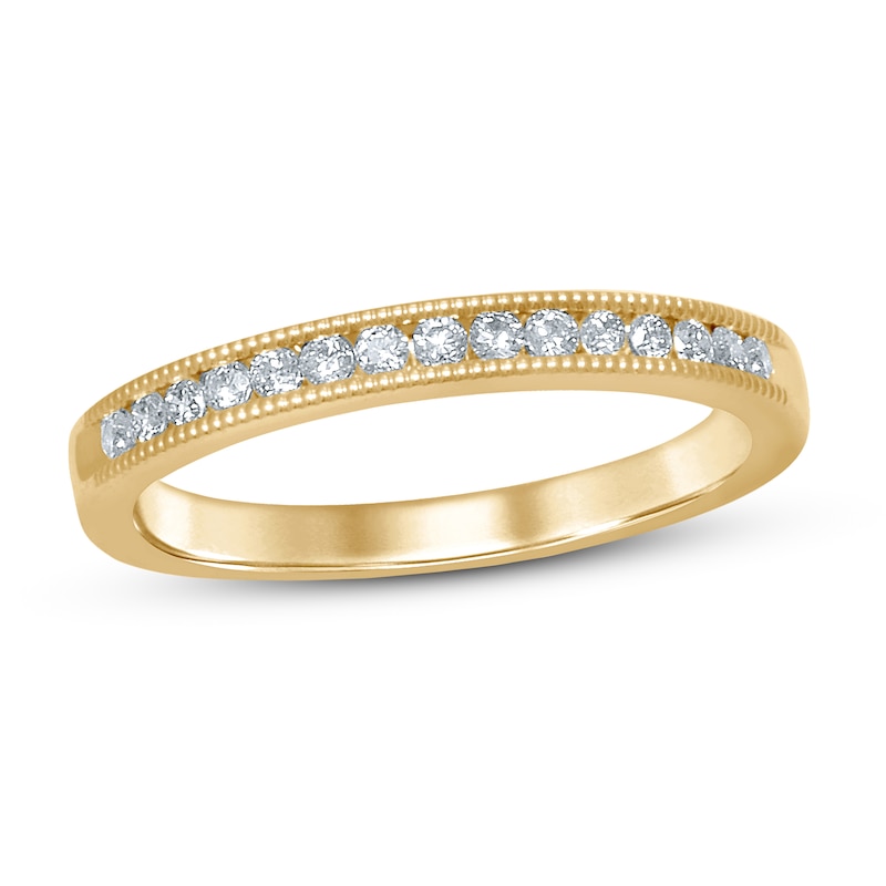Main Image 1 of Now + Forever Diamond Anniversary Ring 1/6 ct tw Round-cut 10K Yellow Gold