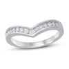 Thumbnail Image 1 of Now + Forever Diamond Contour Ring 1/4 ct tw Round-cut 10K White Gold