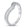 Thumbnail Image 2 of Now + Forever Diamond Contour Ring 1/4 ct tw Round-cut 10K White Gold