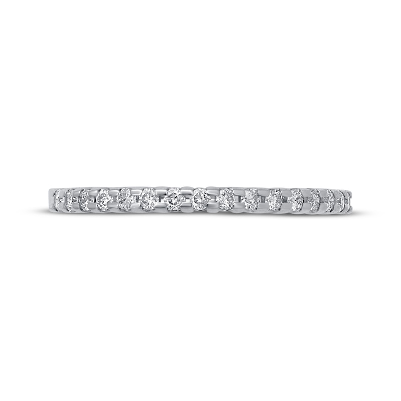 Diamond Anniversary Ring 1/6 ct tw Round-cut 10K White Gold