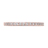 Thumbnail Image 2 of Diamond Anniversary Ring 1/6 ct tw Round-cut 10K Rose Gold