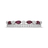 Thumbnail Image 1 of Neil Lane Ruby Anniversary Ring 3/8 ct tw Diamonds 14K White Gold