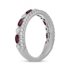 Thumbnail Image 2 of Neil Lane Ruby Anniversary Ring 3/8 ct tw Diamonds 14K White Gold