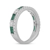 Thumbnail Image 3 of Neil Lane Emerald Anniversary Ring 3/8 ct tw Diamonds 14K White Gold