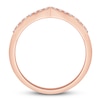 Thumbnail Image 2 of Now + Forever Diamond Anniversary Ring 1/4 ct tw Round/Baguette 10K Rose Gold
