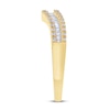 Thumbnail Image 2 of Now + Forever Diamond Anniversary Ring 1/4 ct tw Round/Baguette 10K Yellow Gold