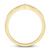 Thumbnail Image 3 of Now + Forever Diamond Anniversary Ring 1/4 ct tw Round/Baguette 10K Yellow Gold