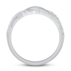Diamond Anniversary Ring 1/4 ct tw Round-cut 10K White Gold