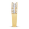 Thumbnail Image 2 of Now + Forever Diamond Anniversary Ring 1/2 ct tw Round/Baguette 10K Yellow Gold