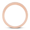 Thumbnail Image 3 of Now + Forever Diamond Anniversary Ring 1/2 ct tw Round/Baguette 10K Rose Gold