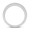 Thumbnail Image 3 of Now + Forever Diamond Anniversary Ring 1/2 ct tw Round/Baguette 10K White Gold