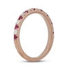 Thumbnail Image 1 of Neil Lane Ruby & Diamond Anniversary Ring 1/5 ct tw 14K Rose Gold