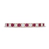 Thumbnail Image 2 of Neil Lane Ruby & Diamond Anniversary Ring 1/5 ct tw 14K Rose Gold