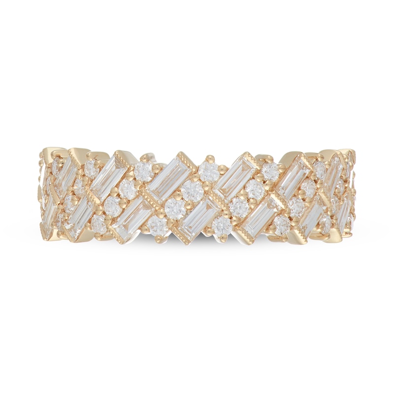 Main Image 3 of Neil Lane Bridal Diamond Anniversary Band 1 carat tw 14K Yellow Gold